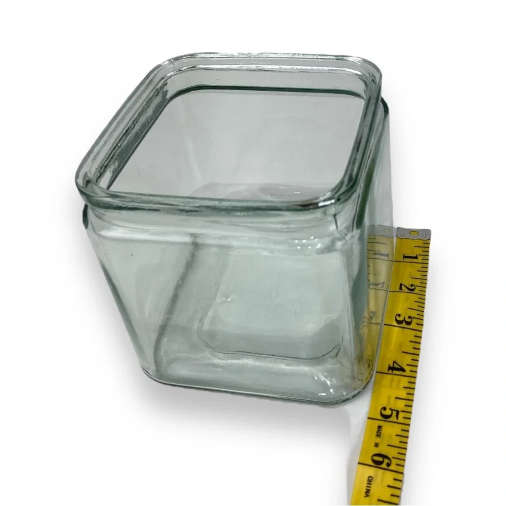 Concord 5x5 Inch Clear Cube Glass Vase